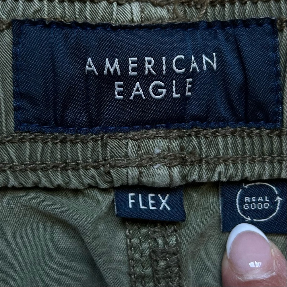 American Eagle Outfitters Men's Khaki Flex Skinny Joggers Medium Tall Minimalist - Picture 3 of 8